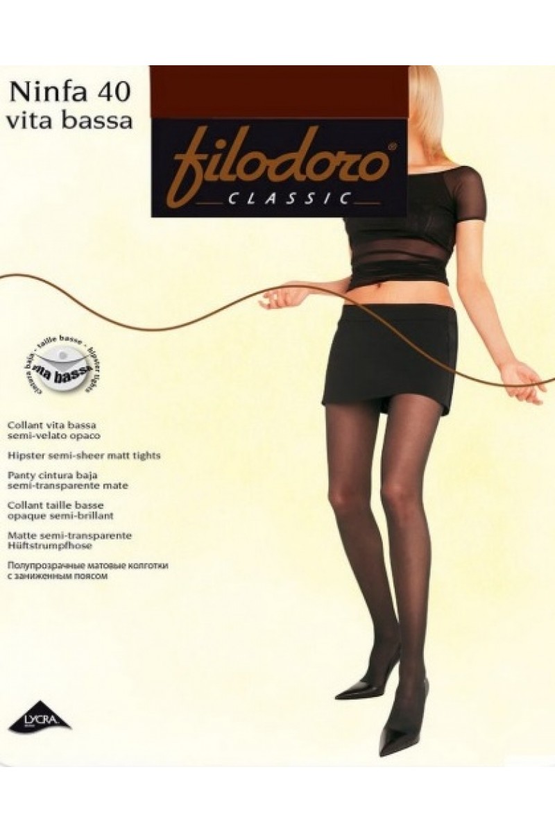 Колготки с заниженной талией Filodoro Ninfa 40 VB